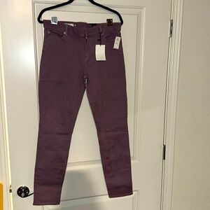 Gap 1969 true skinny jeans light purple size 10 regular